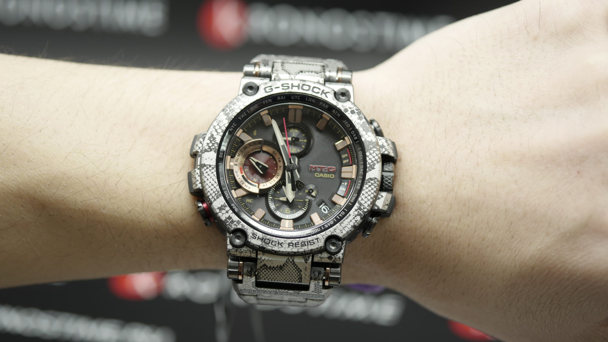 Casio Casio G-Shock Premium MTG-B1000WLP-1A япония наручные мужские часы заводная головка с логотипом Casio